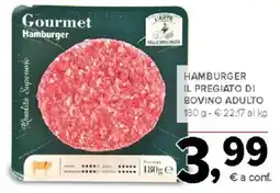 Todis Gourmet Hamburger offerta