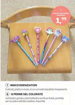 In'S Mercato 6 matite con gomma sagomata offerta