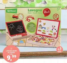 In'S Mercato Lavagna legno da tavolo 2in1 offerta