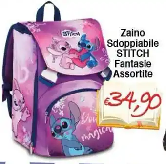 Zaino Sdoppiabile Stitch