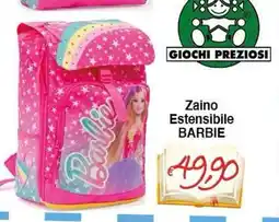 Bernava Zaino Estensibile Barbie offerta