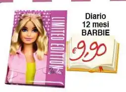 Bernava Diario 12 mesi Barbie offerta