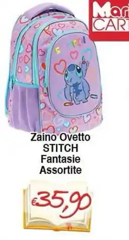 Bernava Zaino Ovetto Stitch Fantasie Assortite offerta