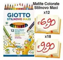 Bernava Matite Colorate Stilnovox Maxi Giotto offerta