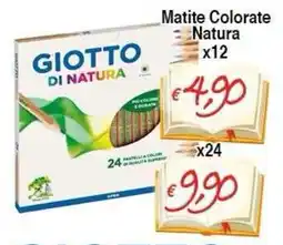 Bernava Matite Colorate Natura Giotto offerta