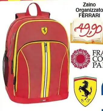 Zaino Organizzato Ferrari