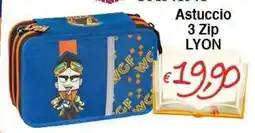 Bernava Astuccio 3 Zip LYON offerta