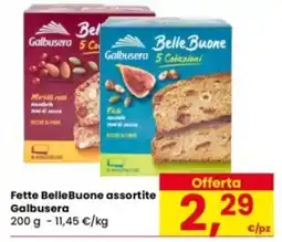Eurospar Fette BelleBuone assortite Galbusera offerta