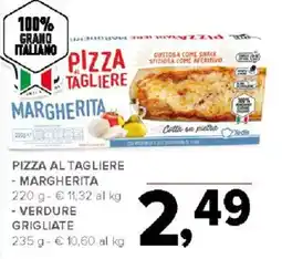 Todis Pizza al tagliere Margherita offerta