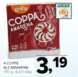 Todis Coppa amarena Loving offerta