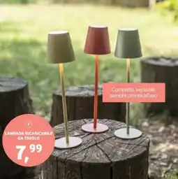 In'S Mercato Lampada ricaricabile da tavolo offerta