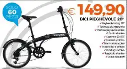 Todis Bici pieghevole 20" Warscrab offerta