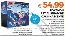 Todis Pokemon Set Allenatore Caos Nascente offerta