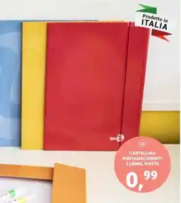 In'S Mercato Cartellina portadocumenti 3 lembi, piatta offerta