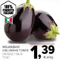 Todis Melanzane oblunghe tonde offerta