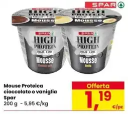 Eurospar Mouse Proteica Spar offerta