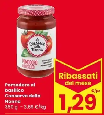 Pomodoro al basilico Conserve della Nonna