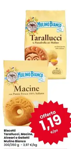 Despar Biscotti Tarallucci, Macine, Alveari o Galletti Mulino Bianco offerta