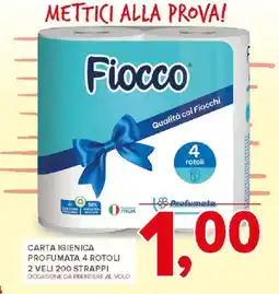 Todis Fiocco carta igienica profumata offerta
