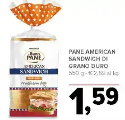 Todis Buon Pane American Sandwich offerta
