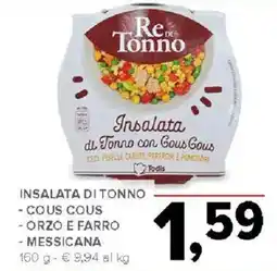 Todis Re di Tonno Insalata di Tonno con Cous Cous offerta