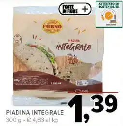 Todis Piadina integrale offerta