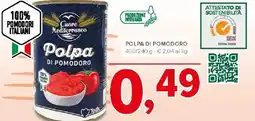 Todis Polpa di pomodoro Cuore Mediterraneo offerta