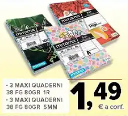 Todis Mitama maxi quaderni offerta