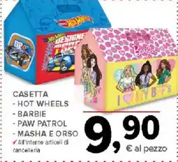 Todis Casetta Hot Wheels Barbie Paw Patrol Masha e Orso offerta