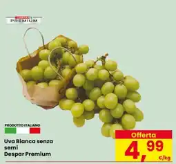Despar Uva Bianca senza semi Despar Premium offerta