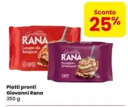 Eurospar Piatti pronti Giovanni Rana offerta