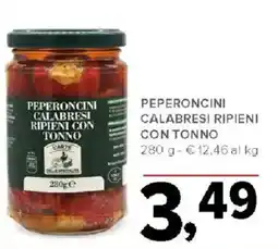 Todis Peperoncini calabresi ripieni con tonno offerta