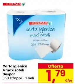Despar Carta igienica Despar offerta