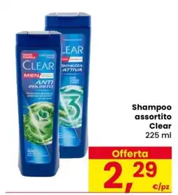 Despar Shampoo assortito Clear offerta