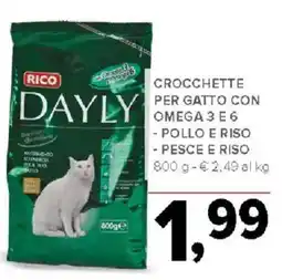 Todis Rico Dayly crocchette per gatto offerta