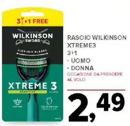 Todis Rasoio Wilkinson Xtreme 3 Sensitive offerta