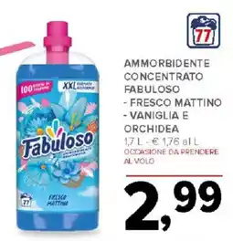 Todis Ammorbidente concentrato Fabuloso Fresco Mattino offerta