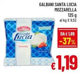 Famila Market Galbani Santa Lucia Mozzarella offerta