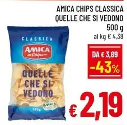 Famila Market Amica chips classica quelle che si vedono offerta