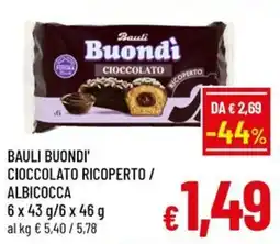 Famila Market Bauli Buondi' Cioccolato Ricoperto offerta