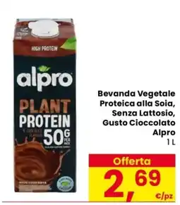 Despar Bevanda Vegetale Proteica alla Soia Gusto Cioccolato Alpro offerta