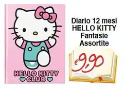 Bernava Diario 12 mesi Hello Kitty Fantasie Assortite offerta