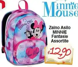 Bernava Zaino Asilo Minnie Fantasie Assortite offerta