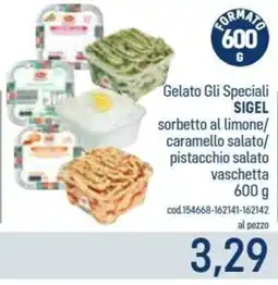 Talento Professional Store Sigel Gelato Gli Speciali offerta