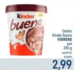 Talento Professional Store Ferrero Gelato Kinder Bueno offerta