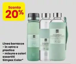 Eurospar Linea borracce Simpex Color* offerta