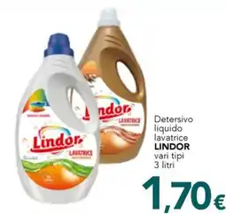 Altasfera Detersivo liquido lavatrice Lindor offerta