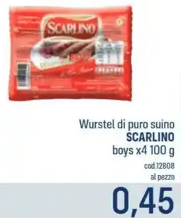 Talento Professional Store Wurstel di puro suino SCARLINO offerta