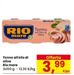 Despar Tonno all'olio di oliva Rio mare offerta