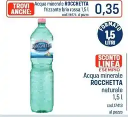 Talento Professional Store Acqua minerale Rocchetta naturale offerta